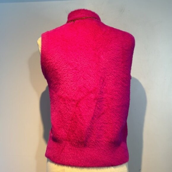 Rachel Zoe hot pink super soft pull-over sweater vest size medium NWOT - Picture 5 of 10